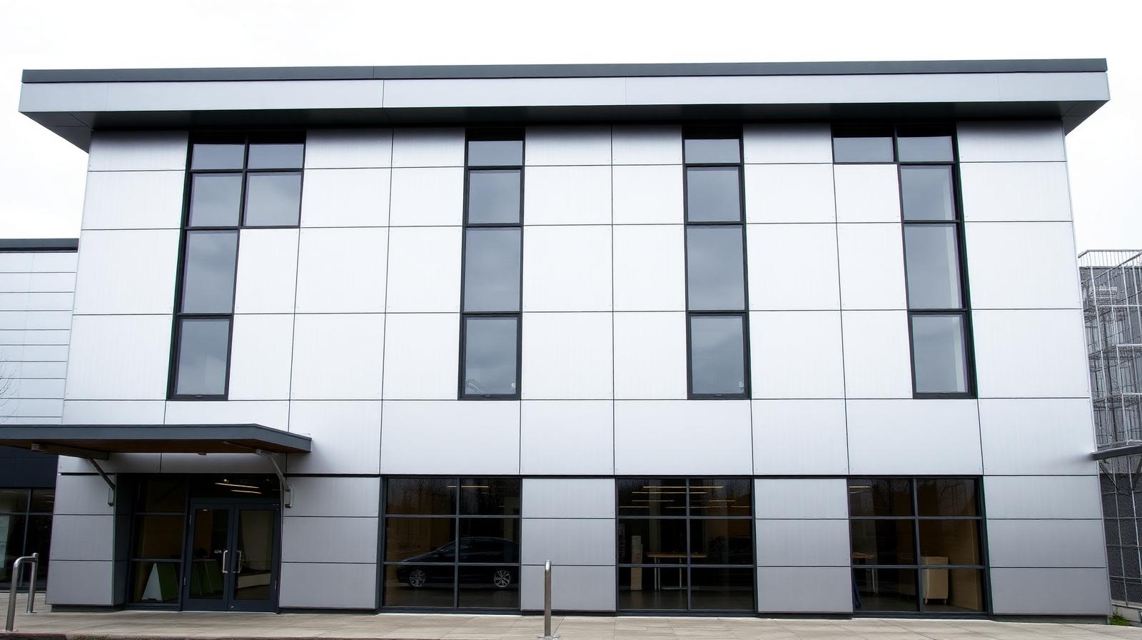 Illustrative cosmetic repair to a finished wall cladding panel.
