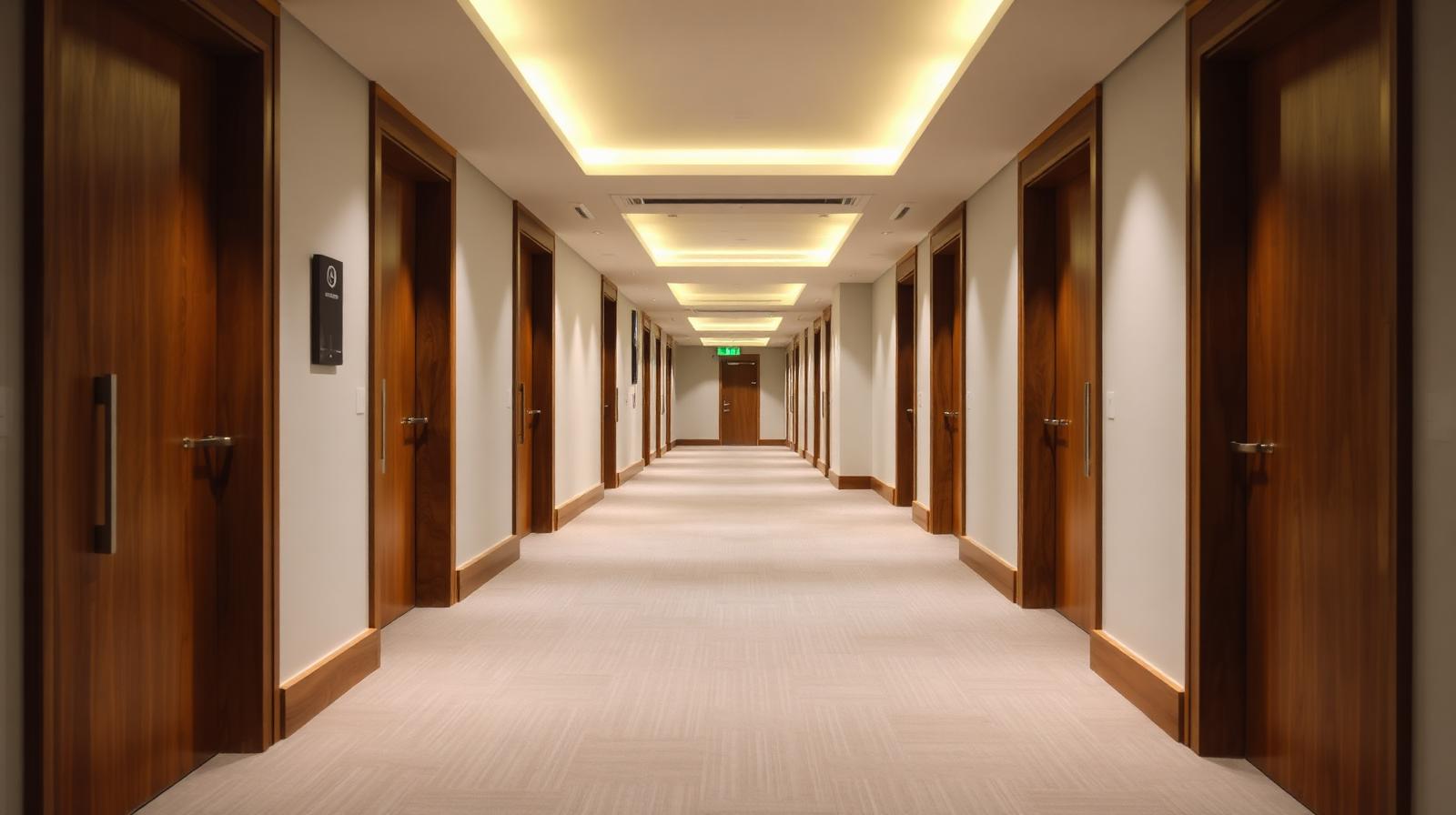 Illustrative image of comparable repair work: planned surface maintenance in a commercial interior.