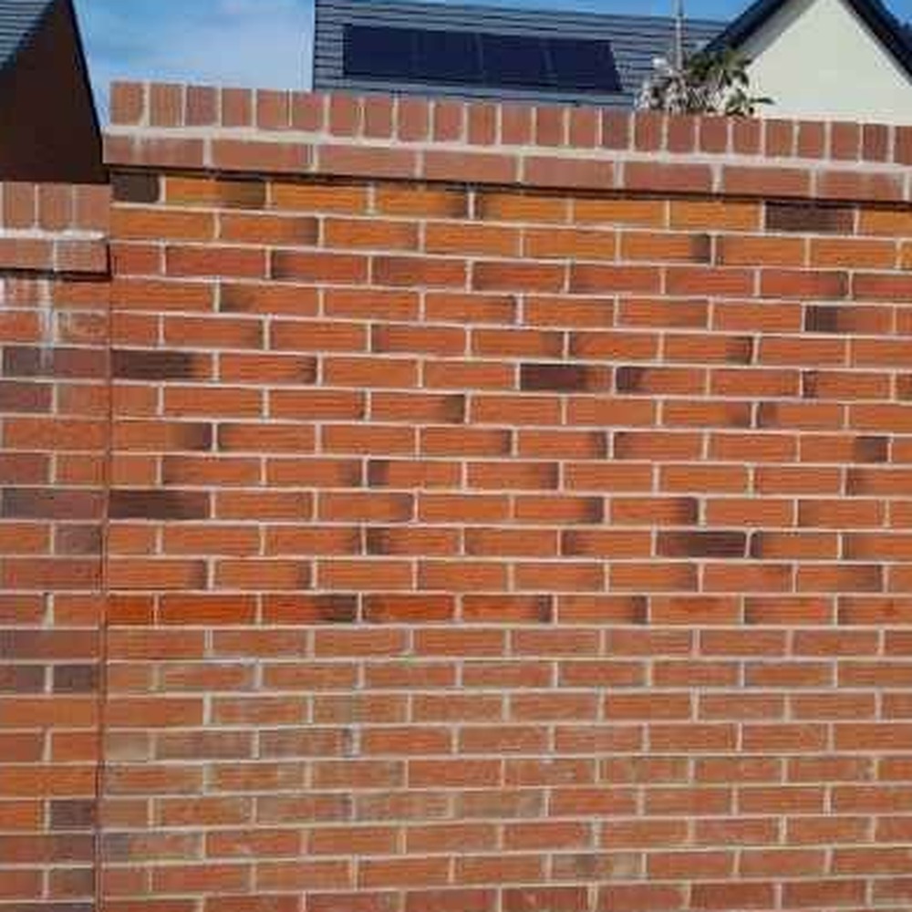 Brick tinting and colour matching — before